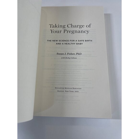 Taking Charge of Your Pregnancy Susan J Fisher Baby Health Guide Book - Picture 3 of 4